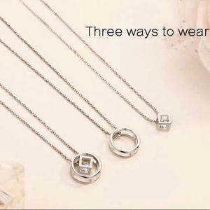 NEW! 925 Sterling Silver Necklace with Pendant!